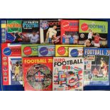 Football sticker albums, a collection of 13 Panini albums, all with stickers and all appear