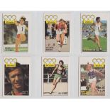 Trade cards, A&BC Gum, Olympics (set, 36 cards) (vg)