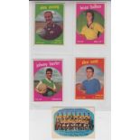 Trade cards, A&BC Gum, Footballers (Black back, 1-42) (set, 42 cards) (gd/vg, checklist unmarked) (