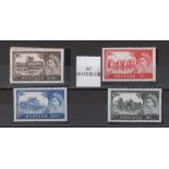 Stamps, GB, 1955-1958 Castles, Waterlow, SG536-539, unmounted mint, set, 4 stamps plus duplicate 2/