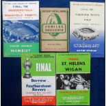 Rugby League Programmes etc., selection, scarce booklet 'The Rugby Football League Jubilee