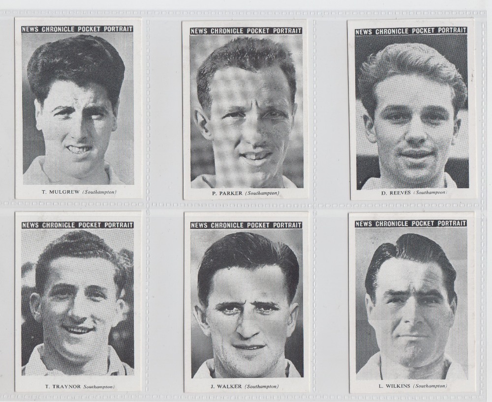 Trade cards, News Chronicle, Footballers, Southampton (set, 12 cards) (vg) - Image 2 of 3