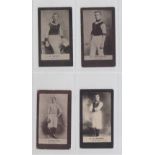 Cigarette cards, Smith's, Footballers (Brown back, 1906), Aston Villa, four cards, no 3 J. Devey (