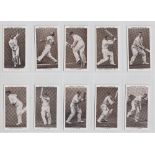 Cigarette cards, Ogden's, three sets, Prominent Cricketers of 1938 (50 cards, gd/vg), Billiards by