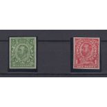 Stamps, GB, 1912 Royal Cypher (Multiple), King George V Downey head, pair imperf. (singles)