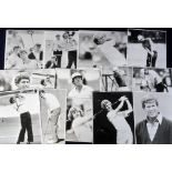 Golf Press Photos, a collection of 50+ b/w photo's all 6" x 8" showing Golfers in action inc.