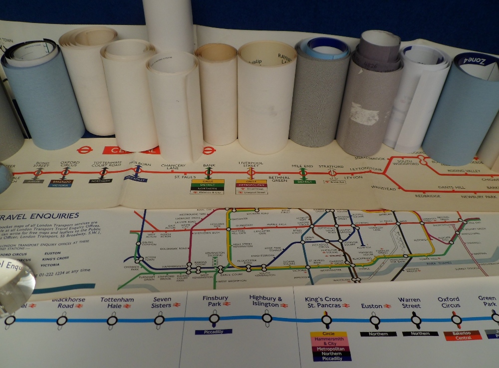 Railways, 25+ London underground carriage maps circa 1990s to include Northern Line, Bakerloo - Image 2 of 9