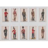 Cigarette cards, Pritchard & Burton, Home & Colonial Regiments (33/40) (gen gd, one or two with