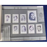 Tobacco silks, Germany, Lande, Film Stars (1-200) (set, 200 silks laid down in special album) (