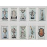 Cigarette cards, 2 sets, Churchman's, Sporting Trophies (25 cards, gd) & Ogden's, Trainers &
