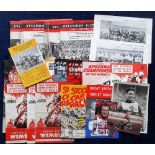 Speedway etc, a selection inc. World Speedway Championship Finals 1954, 55, 56, 57, 58, 59, 60,