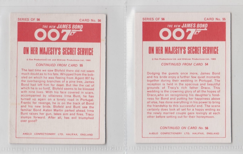 Trade cards, Anglo Confectionery, The New James Bond, 007 (set, 56 cards) (vg) - Image 6 of 6