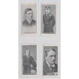 Cigarette cards, John Sinclair, North Country Celebrities (set, 4 cards) (gd/vg) (4)