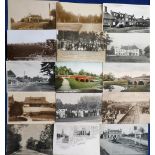 Postcards, Surrey, a North-West Surrey mix of 27 cards from Frimley, Blackwater, Camberley & Bagshot