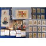 Tobacco silks, a collection in albums and loose, various manufacturers and series, sets and part-