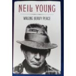 Music autograph, Neil Young signed First Edition autobiography 'Waging Heavy Peace' (price