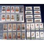 Cigarette cards, an album containing a mixed selection of 300+ cards, odds and part-sets, several