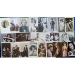 Postcards, a collection of approx. 85 cinema and theatre stars inc. Essanay Film Co cards of Charlie