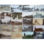 Postcards, Yorkshire, a topographical selection of approx. 40 cards. RP's include Well Dressing