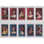 Cigarette cards, USA, ATC, Beauties Curtain Background (23/25), ref RB118/65, missing pictures nos 1