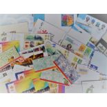 Stamps, Hong Kong mint stamps and stamp books and First Day Covers from the 1990s (35+) (vg)