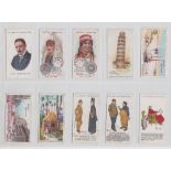 Cigarette cards, 20 scarce type cards, Smith's Nations of the World (2), A Tour Round the World (