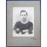 Football Photograph, Cardiff City, card mounted photograph showing Cardiff's all time record goal