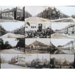 Postcards, Middlesex, a superb selection of 21 Edwardian RP cards of Harrow and its environs all