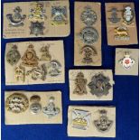 Militaria, 24 military cap badges to include 1st Volunteer Battalion Ox and Bucks, Royal Scotts