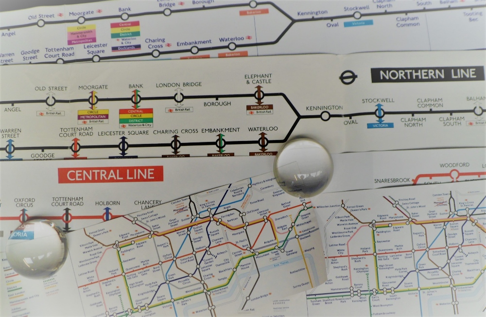 Railways, 25+ London underground carriage maps circa 1990s to include Northern Line, Bakerloo - Image 7 of 9