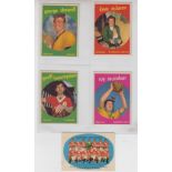 Trade cards, A&BC Gum, Footballers (Black back, 43-84) (set, 42 cards) (gd/vg, checklist