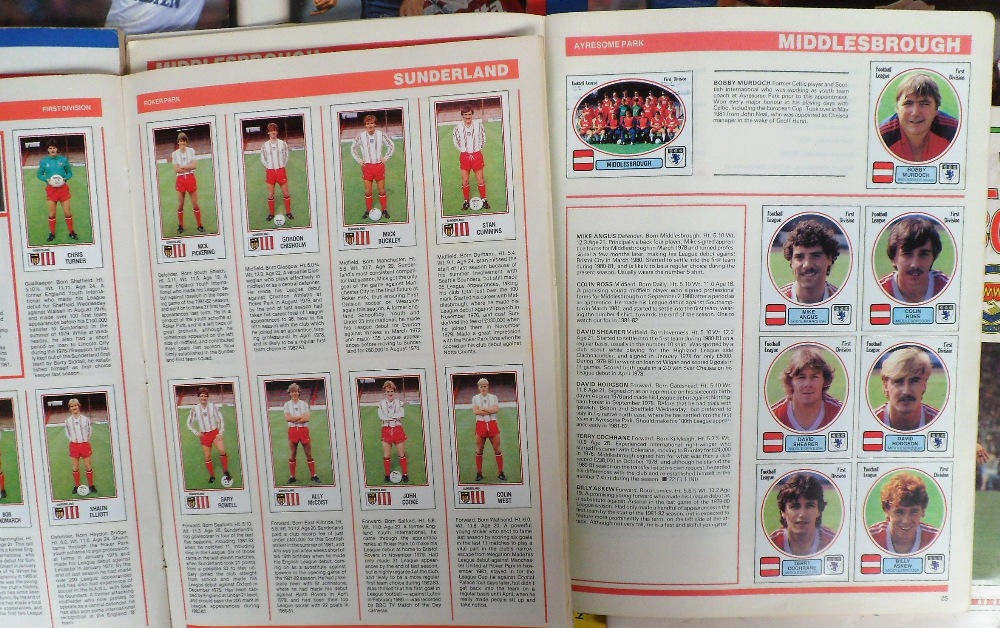 Football sticker albums, a collection of 13 Panini albums, all with stickers and all appear - Image 3 of 3