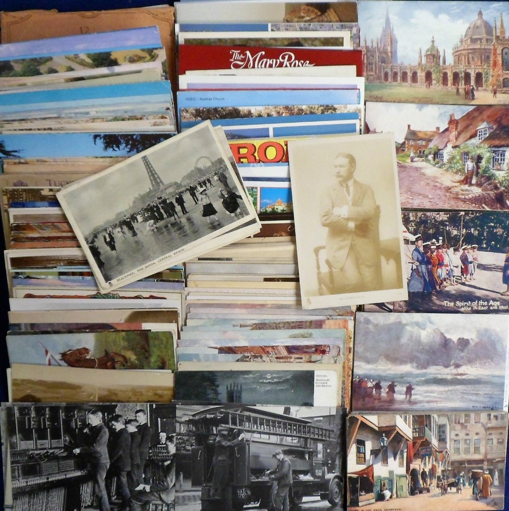 Postcards, collection of approx. 300 cards, mostly published by Tuck from various series, inc.