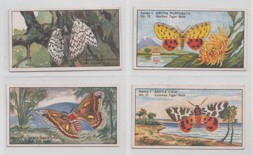 Trade cards, Cassell's, Butterflies & Moths Series, 'M' size (set, 12 cards) (gd) - Image 2 of 2