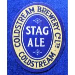 Beer label, Coldstream Brewery Co, Stag Ale, v.o, (vg) (1)