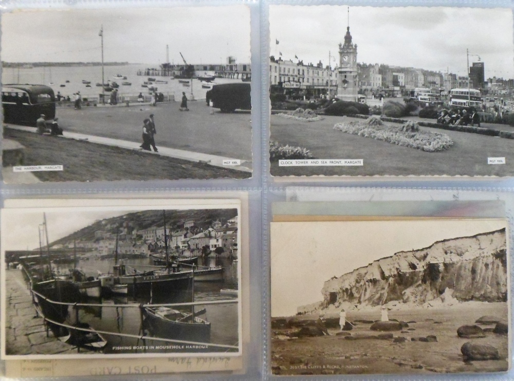 Postcards, large collection of 600+ cards in 2 modern albums, majority UK topographical with some - Image 3 of 6