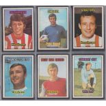 Trade cards, A&BC Gum, Footballers (Orange back, 1-85), 'X' size (set, 85 cards, both checklists