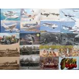 Postcards, a selection of approx. 78 subject cards, mainly advertising (57) and transport (21).