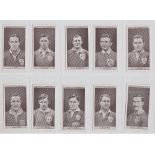 Cigarette cards, Wills, Irish Rugby Internationals, (set, 25 cards) (gen gd)