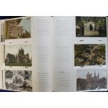Postcards, large mixed age collection in 8 modern albums and loose, inc. modern UK topographical