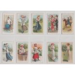 Cigarette cards, Wills (Scissors), Sporting Girls (set, 30 cards) (some with age toning/foxing,