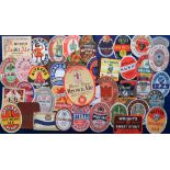 Beer labels, a mixed selection of 39 labels (inc. one 'with contents'), various shapes, sizes and