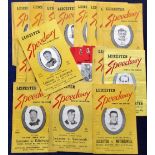 Speedway Programmes, a collection of 40+ Leicester Home Programmes with dates between 1950 & 1958