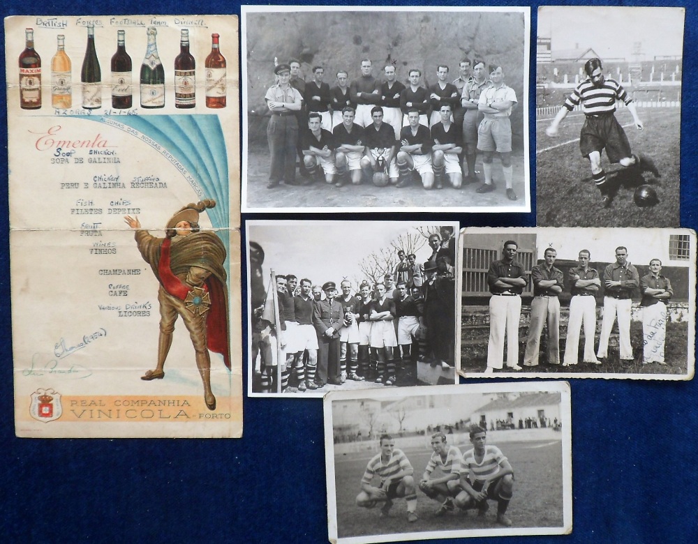 Football selection previously from the Ray Lambert (Liverpool and Wales) collection. Lambert was