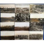 Postcards, Military, a collection of 19 cards of the German Prisoners at the Frimley Detention