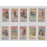 Trade cards, King's Specialities, King's Discoveries, ten cards (two with small marks, gen gd) (10)