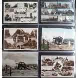Postcards, Hants, a collection of approx. 200 cards of Aldershot and its environs. RP's inc.