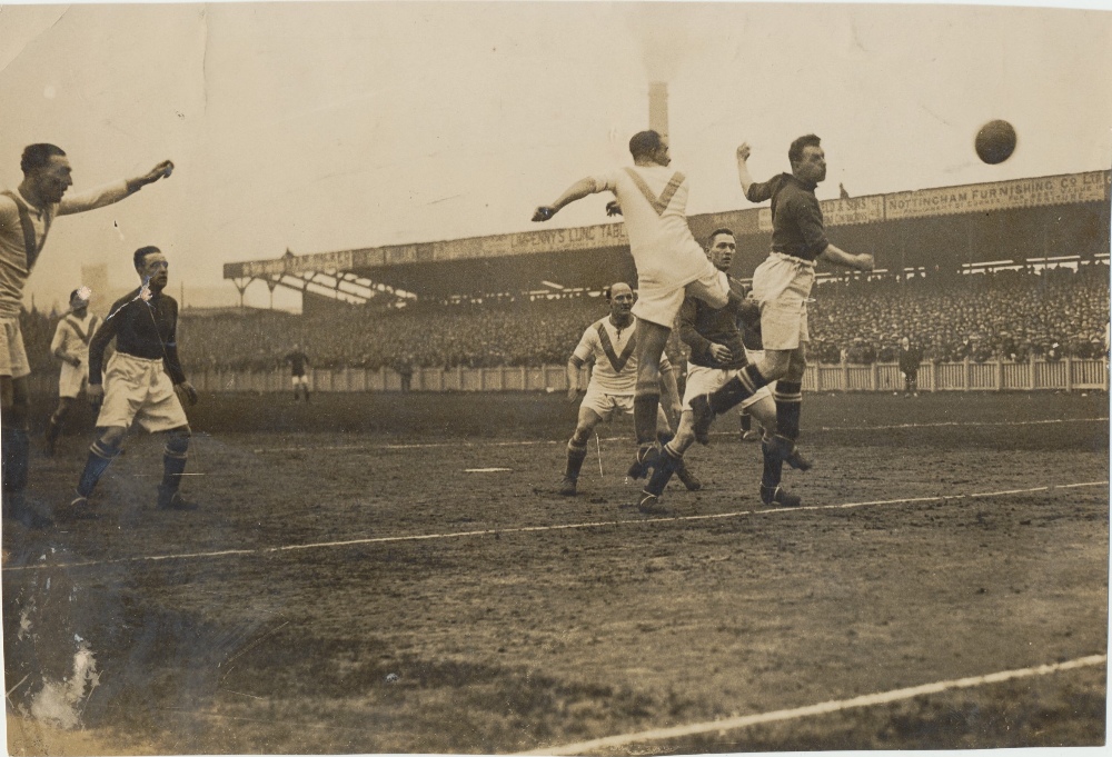 Football Press Photograph, Cardiff City v Blackburn Rovers, match action original press photo 8" x