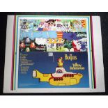 Music, Beatles 'Yellow Submarine' printers proof for album re-release (approx. size 72 x 90 cms).
