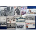 Postcards, Crete, a selection of 12 showing the occupation of Crete circa 1904 by Italian troops,